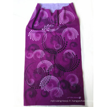 Impression violette sur mesure promotionnelle Impression violette personnalisée et multifonctionnelle Neckerchie